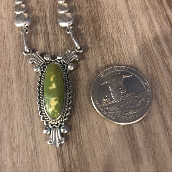 Manassa Sterling Turquoise Necklace - Picture 4 of 10